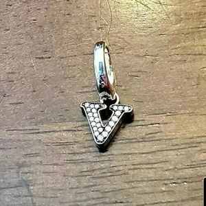 New Gorgeous Ippolita Silver Charm with Pave Diamo